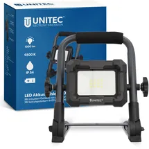 Unitec Baustrahler Aluminium schwarz 10 Watt 800 Lumen