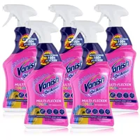 VANISH Vanish Oxi Action Multi-Flecken Color 750ml mit Farbschutz (5er Pack) Spezialwaschmittel