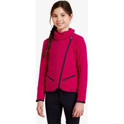 Fleecejacke 100 Kinder rosa kirschrot|asphaltblau 140 cm 10J