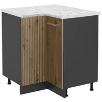 Vicco Eckunterschrank R-Line 75,6 x 75,6 x 81,6 cm Braun