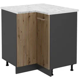 Vicco Eckunterschrank R-Line 75,6 x 75,6 x 81,6 cm Braun