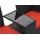 Mendler HWC-E24 132 x 55 x 84 cm schwarz/terracotta inkl. Tisch