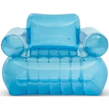 Intex Aufblasbarer Sessel Einzeln Transparent Blau 109x107x79 Cm - Multicolor - One Size