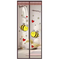 Anti-Fliegengittertür Magnetisches Balkontür-Wabenmodell (90x210)