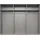 WIMEX Drehtürenschrank London 270 x 208 x 58 cm Schwarz