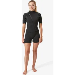 Neopren Shorty Damen mit schrägem Frontzip 2 mm - Easy XS