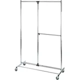 Wenko Profissimo Kleiderständer 116x188x49 silber