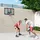 sportnow Basketballkorb Blau 113 x 61 x 73 cm