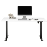 BEGA OFFICE Schreibtisch »Tim, elektrisch höhenverstellbarer Desk«, mit Anzeige und 4 Memory-Tasten, Breite 150 cm, weiß