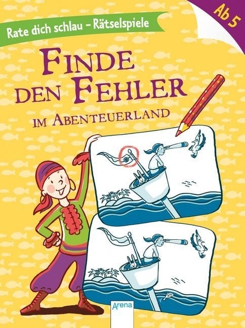 Rate Dich Schlau! / Rate Dich Schlau! Finde Den Fehler - Im Abenteuerland - Judith Ganter  Kartoniert (TB)