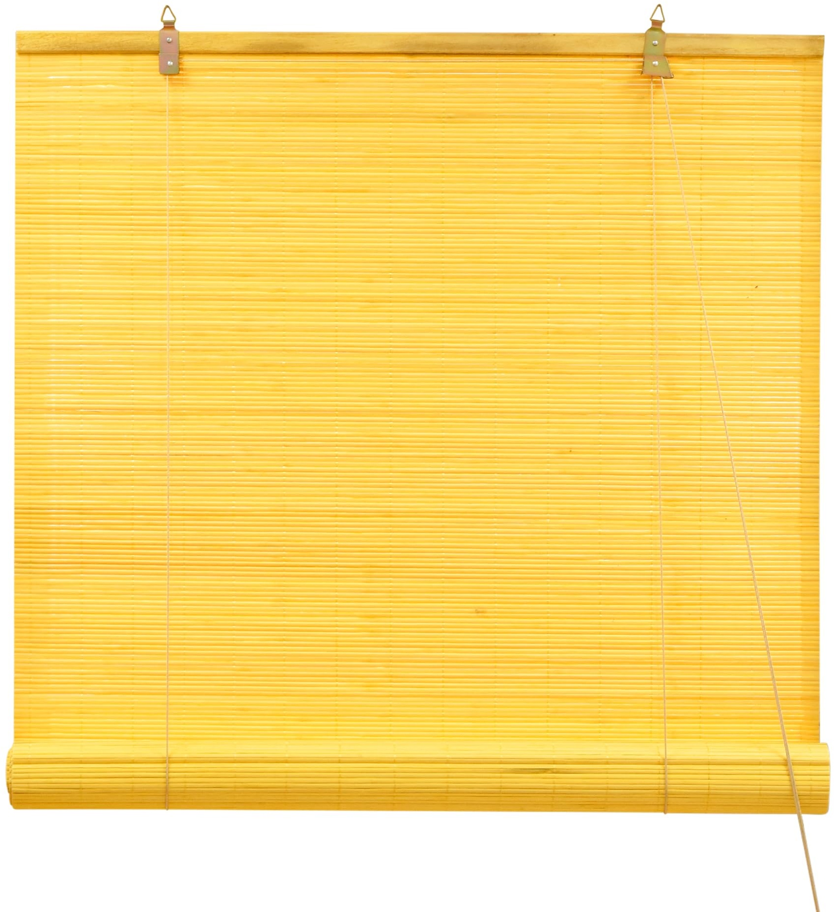Victoria M. Bambusrollo Sonnenschutz Sichtschutz Rollo Seitenzugrollo, für Fenster und Türen, Blickdicht, 110 x 220 cm, Bambus
