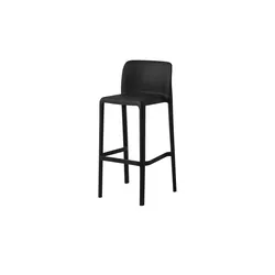 Connubia Barhocker  stapelbar Bayo ¦ schwarz ¦ Maße (cm): B: 47 H: 101 T: 47.0
