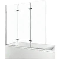 EMKE Emke, - Duschwand, Duschwand für Badewanne (120 cm, 120 cm, 140 cm)