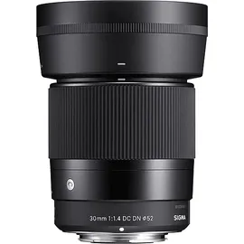 Sigma Contemporary - 30 mm f./1.4 DC DN Canon R-Mount, Schwarz)