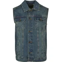 URBAN CLASSICS Denim Weste Light Blue M