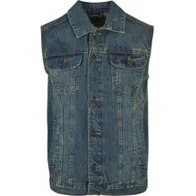 URBAN CLASSICS Denim Weste Light Blue M