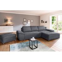 sit&more Ecksofa Labene L-Form, wahlweise mit Bettfunktion und Bettkasten, auch als XXL-Variante grau 270 cm x 82 cm x 90 cm