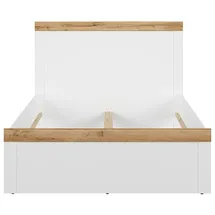 petits-meubles Bett Hella 120 x 200 cm Holz weiß