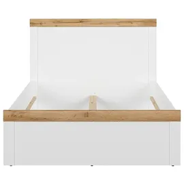 petits-meubles Bett Hella 120 x 200 cm Holz weiß