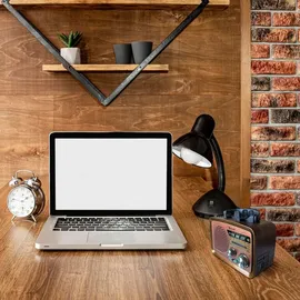 Retoo Retro Radio Bluetooth FM Kofferradio braun