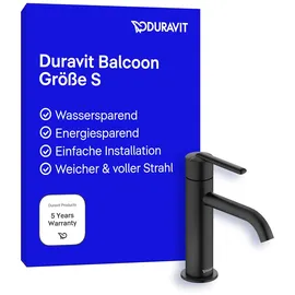 Duravit Balcoon Einhandmischer Schwarz Matt
