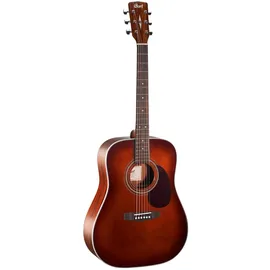 Cort Guitars Cort Earth 70 Brown (Akustik Gitarre, Mahagoni, Ovangkol, Pps), Gitarre, Braun, Bronze