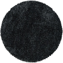Hochflor-Teppich »FLUFFY 3500«, Ayyildiz Teppiche, rund, Höhe: 50 mm grau Ø 160 cm x 50 mm