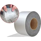 Wasserdichtes Klebeband. Verdicktes Butylband Mit Hochtemperaturbeständiger Aluminiumfolienrückseite. Selbstklebendes Band Zur Reparatur Und Abdichtung Von Gerissenen Rohren (5 Cm X 10 M).