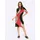 Inspirationen Sweatkleid Rot/Schwarz 52