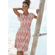 LASCANA Jerseykleid Sommerkleid Mehrfarbig 38