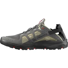 Salomon Techamphibian 5 Herren pewter/moth/fiery red 41 1/3