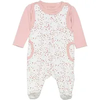 FIXONI Kinder Langarmbody "Body LS w.Velour Romper" in Rosa | Gr.: 50