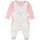 FIXONI Kinder Langarmbody "Body LS w.Velour Romper" in Rosa | Gr.: 50
