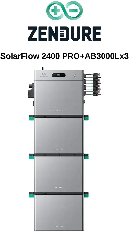 Zendure SolarFlow 2400 Pro Stromspeicher 2.4kWh - 3x AB3000L