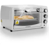 Steinborg Mini Backofen 13 Liter | Pizzaofen | 60°-250°C | Timer | Krümelblech | Kleiner Backofen | Minibackofen | Backofen | 1200 Watt |