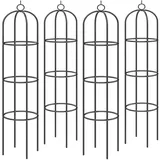 Gardebruk Rosenbogen 200 x 40 cm Schwarz