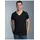 TRIGEMA T-Shirt "TRIGEMA V-Shirt Slim Fit", Jungen, Gr. M, schwarz, Single Jersey, 100% Baumwolle, Basic, lang, V-Ausschnitt, Shirts T-Shirt