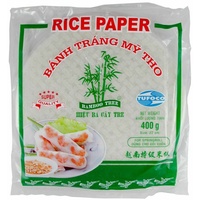 [ 400g ] BAMBOO TREE Reispapier, rund 22cm für Frühlingsrollen Bahn Trang My Tho