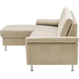 CALIZZA INTERIORS »Onyx L-Form«, Recamiere links oder rechts, wahlweise mit Bettfunktion, Breite 270 cm