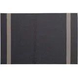 Douceur d'intérieur Tischset (30 x 45 cm) Goldira schwarz/Gold, PVC, metallische Fäden