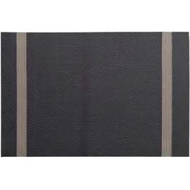 Douceur d'intérieur Tischset (30 x 45 cm) Goldira schwarz/Gold, PVC, metallische Fäden