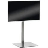 deluke HERNE TV-Ständer 64x53x100 cm Silber/Edelstahl