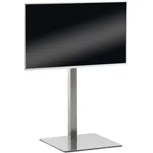 deluke HERNE TV-Ständer 64x53x100 cm Silber/Edelstahl