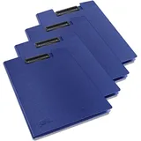 Rapesco Klemmbrettmappe A4 Blau 4 St.