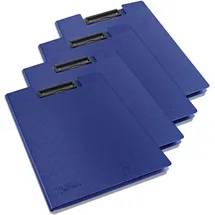 Rapesco Klemmbrettmappe A4 Blau 4 St.