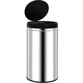 deluke Sensor Mülleimer 60 l Silber