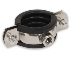 Edelstahl Schraubrohrschelle - zwei-Schrauben-Gelenkschelle, verschiedene Varianten (Ausführung: 192-207 mm M10)