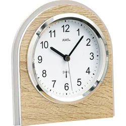 Funktischuhr AMS "F5199", beige, Tischuhren