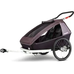 CROOZER Kinderanhänger KID VAAYA 2 Blossom Red Blossom Red