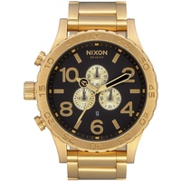 Nixon Herren Chronograph Quarz Uhr mit Edelstahl Armband A083-632-00